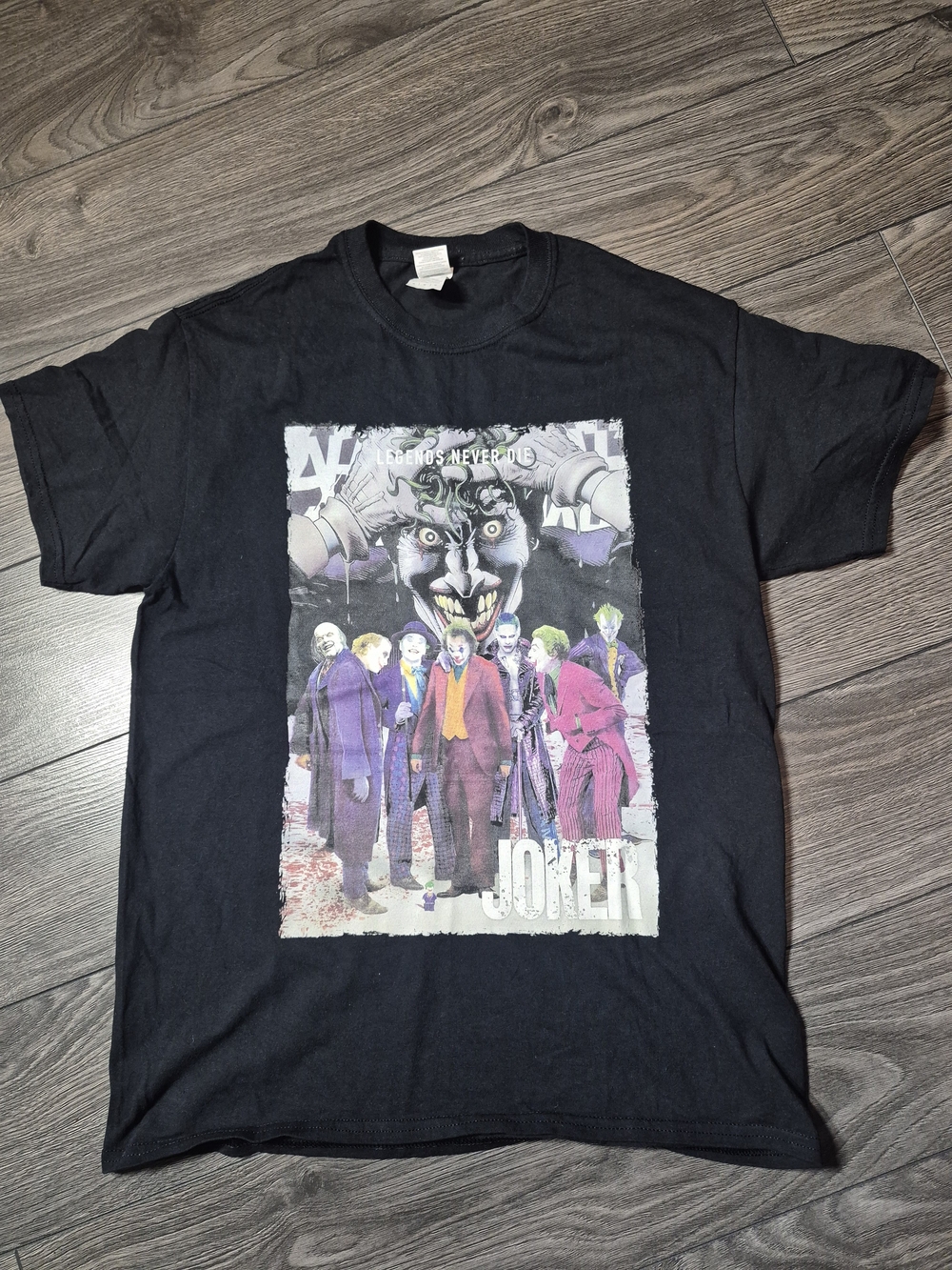 Joker Graphic Tee - Legends Never Die - All 7 Jokers!